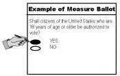 bubble in yes or no